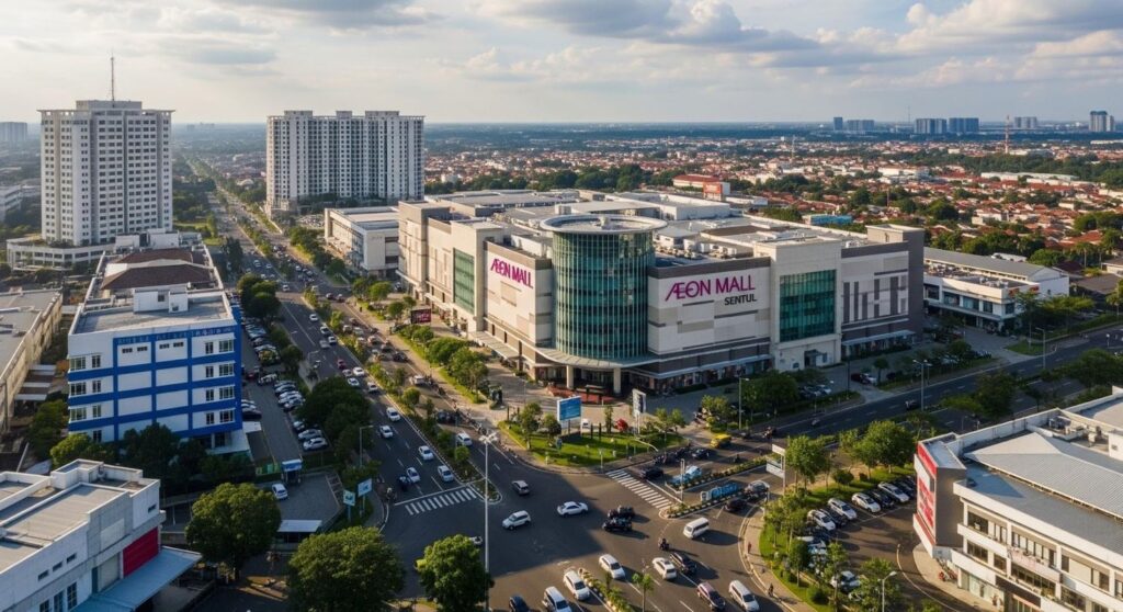 Lokasi Sentul City Dekat AEON Mall Sentul – Akses Cepat 1–3 Menit