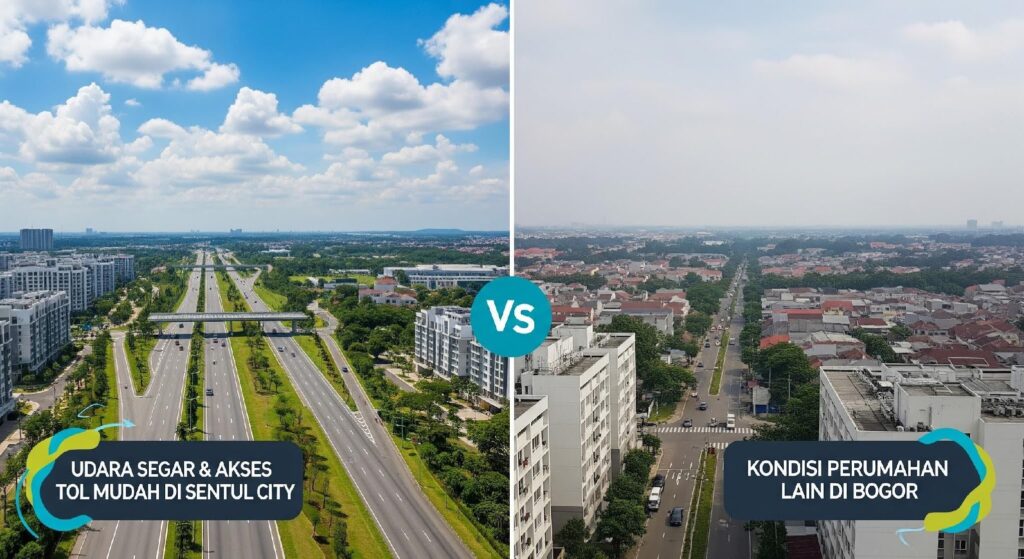 Keunggulan Sentul City Dibandingkan Perumahan Lain di Bogor: Udara & Akses Tol